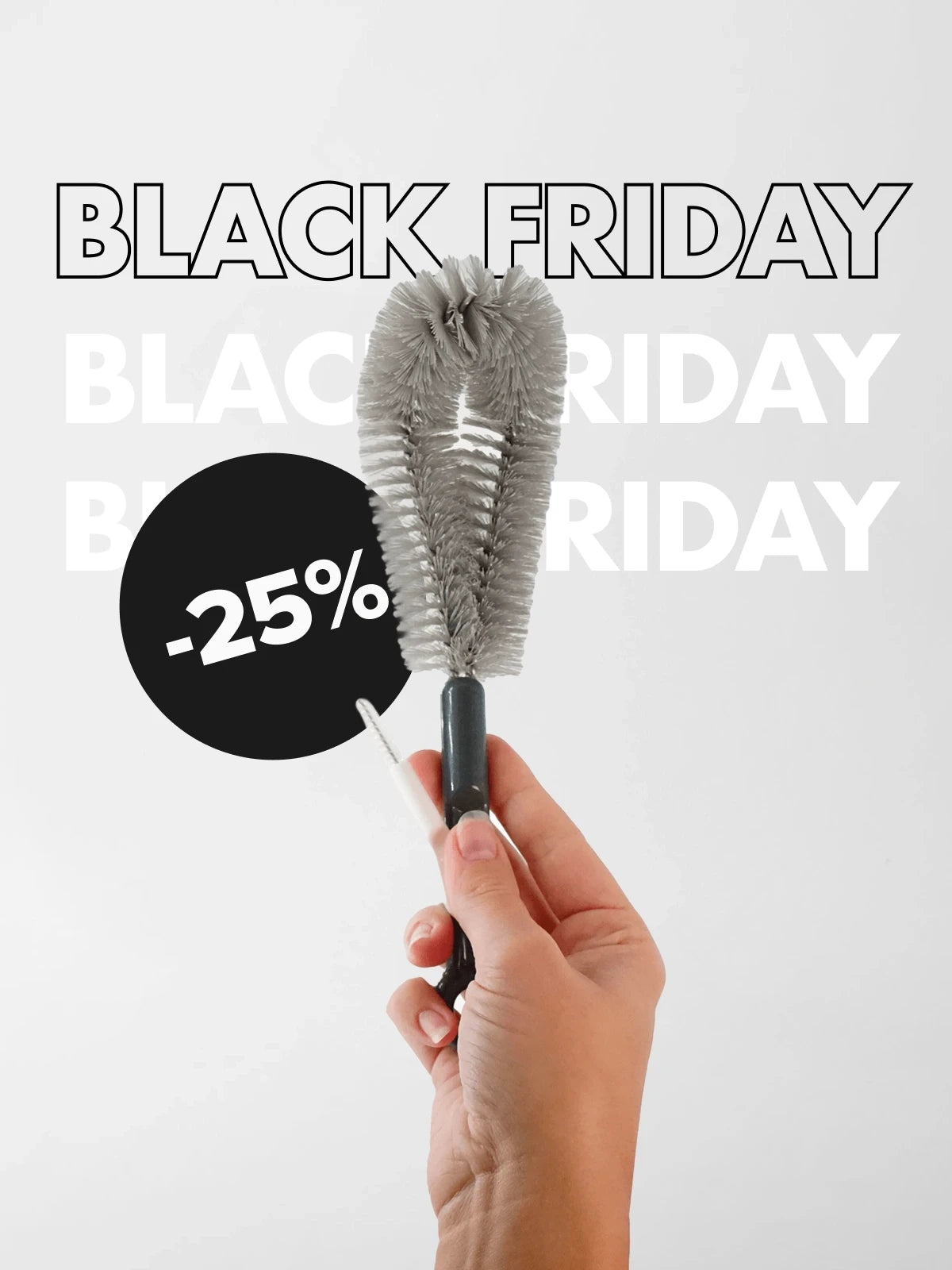 Brosse de nettoyage pour tire-lait et biberon