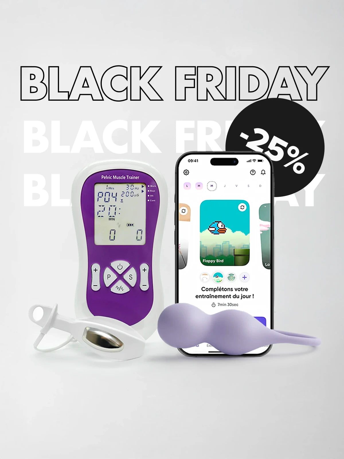 Pack Perifit Pulse | Duo de sondes électrostimulateur périnéal et biofeedback